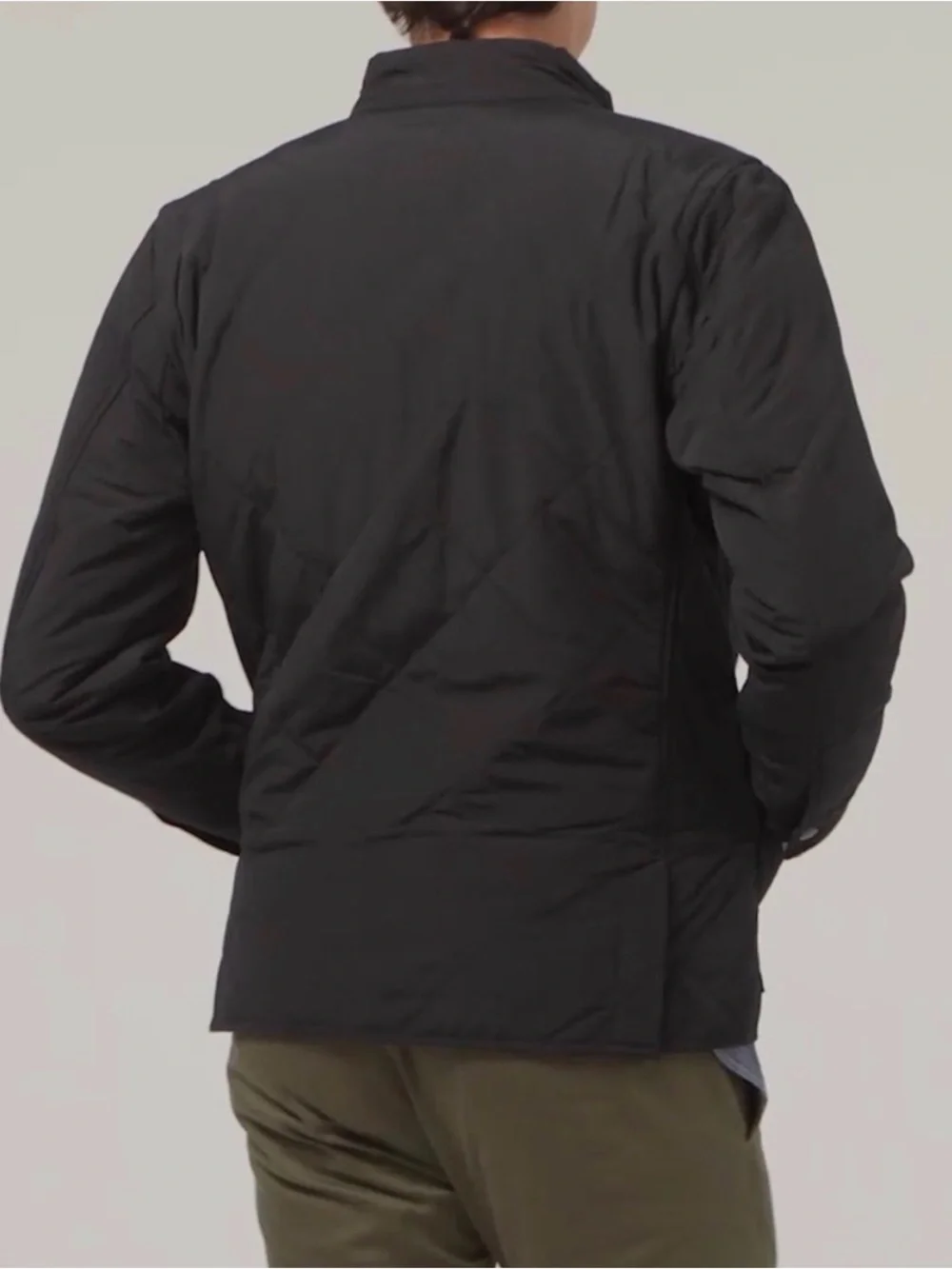 J.Crew Sussex Quilted Black Jacket